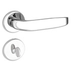 Fechadura Banheiro 40mm Aço Cromado Haga