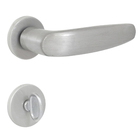 Fechadura Banheiro 40mm Alumínio Cromado Acetinado Polo Arouca