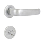 Fechadura Banheiro 40mm Zamac Cromado Acetinado Standard Papaiz