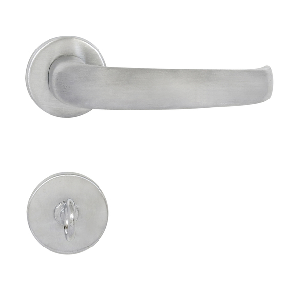 Fechadura Banheiro 40mm Zamac Cromado Acetinado Standard Papaiz