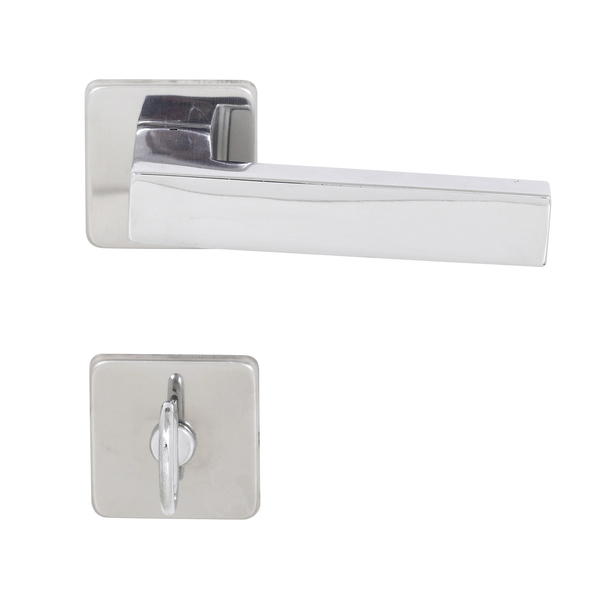 Fechadura Banheiro 40mm Zamac Cromado Quadra Arouca