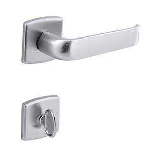 Fechadura Porta Banheiro 45mm Aço Cromado Acetinado ...