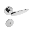 Fechadura Banheiro 515p Cromo Acetinado 55mm - La Fonte