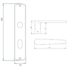 Fechadura Banheiro 5400 E192 Mz260 Standard 40mm Espelho Crom