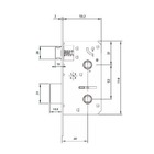 Fechadura Banheiro 5400 E192 Mz260 Standard 40mm Espelho Crom