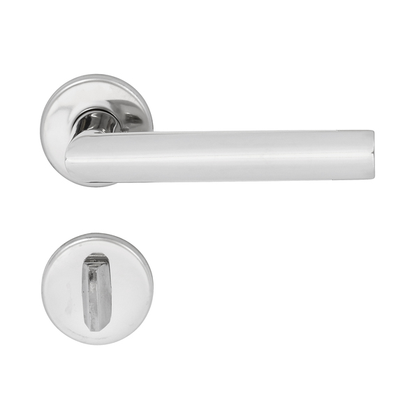 Fechadura Banheiro 55mm Aço Inox Polido 892 La Fonte