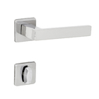 Fechadura Banheiro 55mm Aço Inox Polido Quadra Arouca