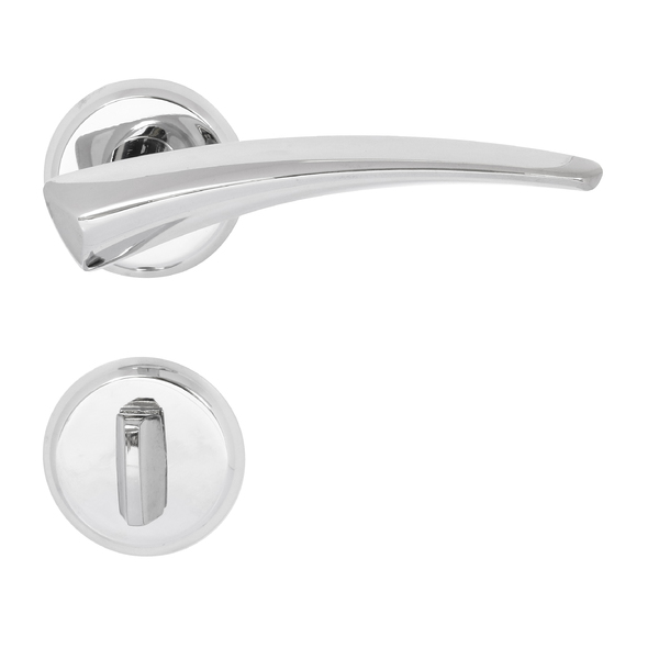 Fechadura Banheiro 55mm Zamac Cromado 407 La Fonte