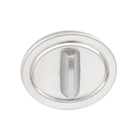 Fechadura Banheiro 55mm Zamac Cromado Acetinado 401 La Fonte