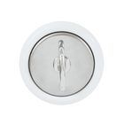 Fechadura Banheiro 55mm Zamac Cromado Polo Arouca