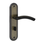 Fechadura Banheiro 55mm Zamac Latonado Bronze Hebe Arouca