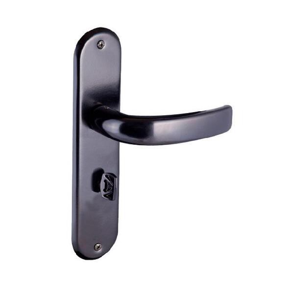 Fechadura Banheiro Galaxy Espelho 40mm Preto Fosco Alianca