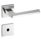 Fechadura Banheiro Haga Quadra 55mm Cromada