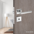 Fechadura Banheiro Haga Quadra 55mm Cromada