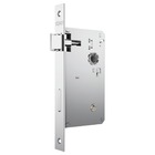 Fechadura Banheiro Inox Home Ix310 55mm Roseta Redonda Inox P