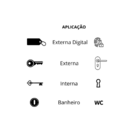 Fechadura Banheiro Inox Premium 40mm Inox Polido Alianca