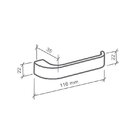 Fechadura Banheiro Odin Imab Antique Ouro Velho 40mm