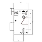 Fechadura Banheiro Orion Anatomic 55mm Bronze Latonado Alianca