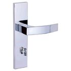 Fechadura Banheiro Quadratta Curva Espelho 55mm Cromado Alian