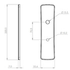 Fechadura Banheiro Safira Espelho Champanhe 55mm União Mundial