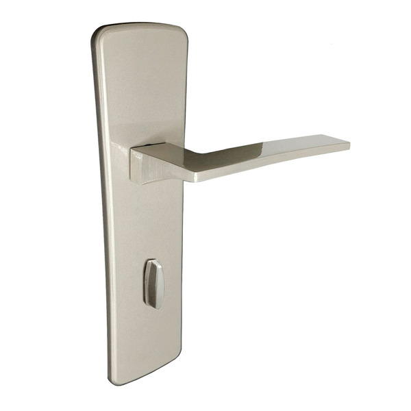 Fechadura Banheiro Safira Espelho Champanhe 55mm União Mundial