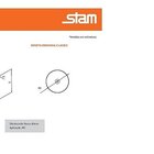 Fechadura Banheiro - Stam Rolete 1025 Inox Redonda