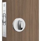 Fechadura Banheiro - Stam Rolete 1025 Inox Redonda