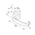 Fechadura Banheiro Vic 930 Cromado 55mm - Pado