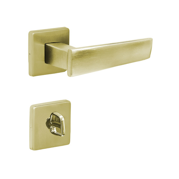 Fechadura Banheiro Zeta 178 Aço Envelhecido 55mm - Rodrigues