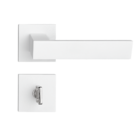 Fechadura Beethoven Branco Texturizado Para Banheiro