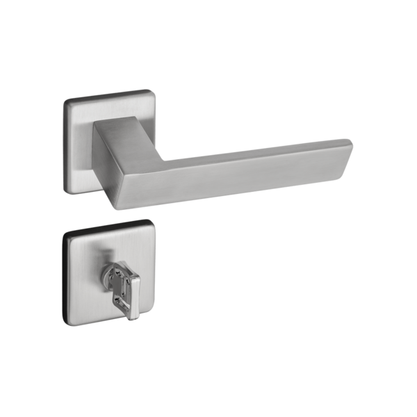 Fechadura Beethoven Em Inox Escovado Para Banheiro