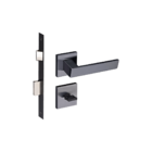 Fechadura Beethoven Grafite Escovado Para Banheiro