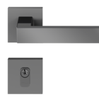 Fechadura Beethoven Grafite Polido Externa