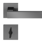 Fechadura Beethoven Grafite Polido Para Banheiro