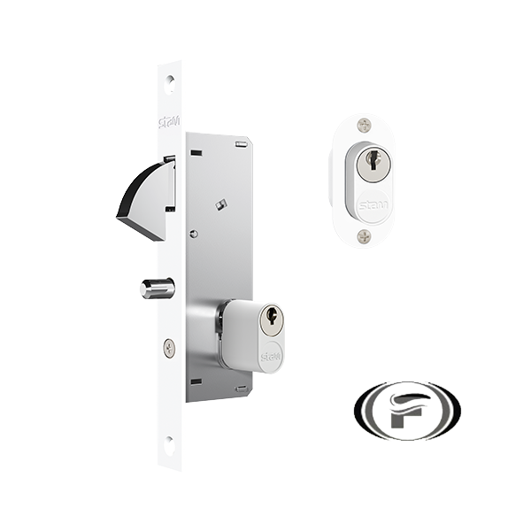 Fechadura Bico De Papagaio 940 Branca Stam