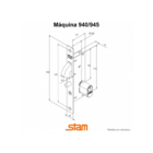 Fechadura Bico De Papagaio 940 Preta Stam