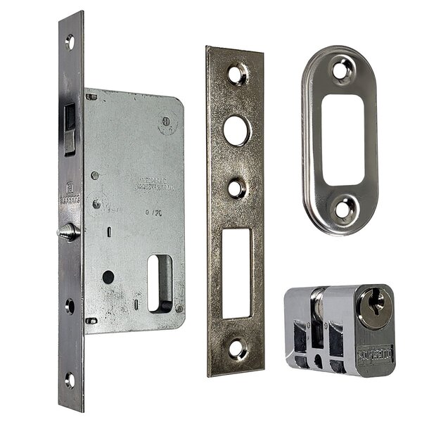 Fechadura Bico De Papagaio Larga Soprano Externa Cromada Ros37