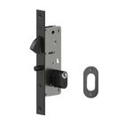 Fechadura Bico Papagaio Porta Correr 940 Stam Preta 28mm 3f