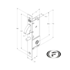 Fechadura Bico Papagaio Tetra Inox Stam 1940