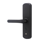 Fechadura Biometria Inteligente ELG Preta de Embutir Biometria, Chave, Senha, Cartão e Wi-Fi