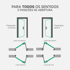 Fechadura Biometria Inteligente ELG Preta de Embutir Biometria, Chave, Senha, Cartão e Wi-Fi