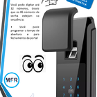 Fechadura Biométrica Automatizada A1, Senhas, Tags, Nfc Com 4