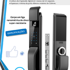 Fechadura Biométrica Automatizada A1, Senhas, Tags, Nfc Com 4