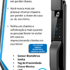 Fechadura Biométrica Automatizada A1, Senhas, Tags, Nfc Com 4