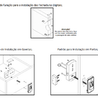 Fechadura Biométrica Digital Para Portas E Gavetas Móveis 173