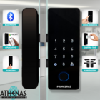 Fechadura Biométrica Primebras Atenas Vidro Tuya