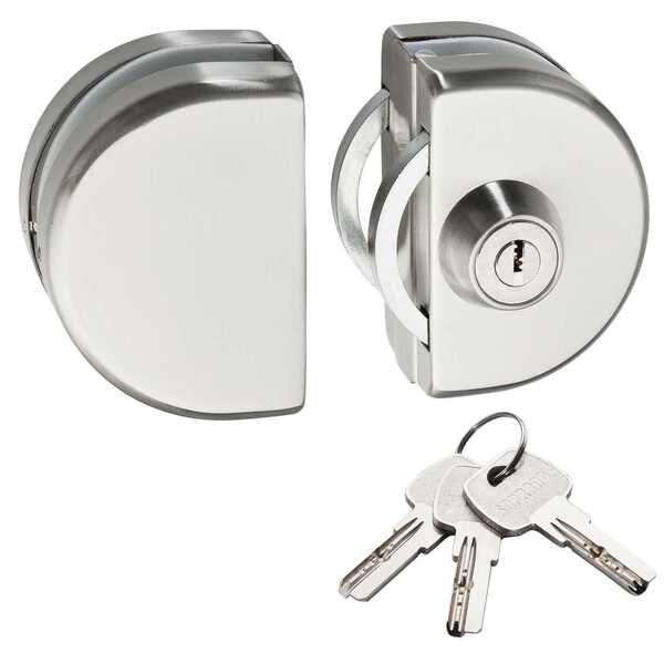 Fechadura Blindex Pressao Soprano 059 Vidro/vidro Correr