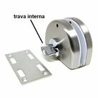 Fechadura Blindex Pressao Soprano Vidro C/ Alvenaria Correr 1