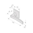 Fechadura Bmw Acqua Star Cromo Acetinado Para Banheiro