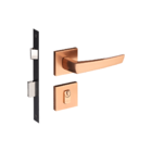 Fechadura Bmw Seattle Cobre Escovado Externa